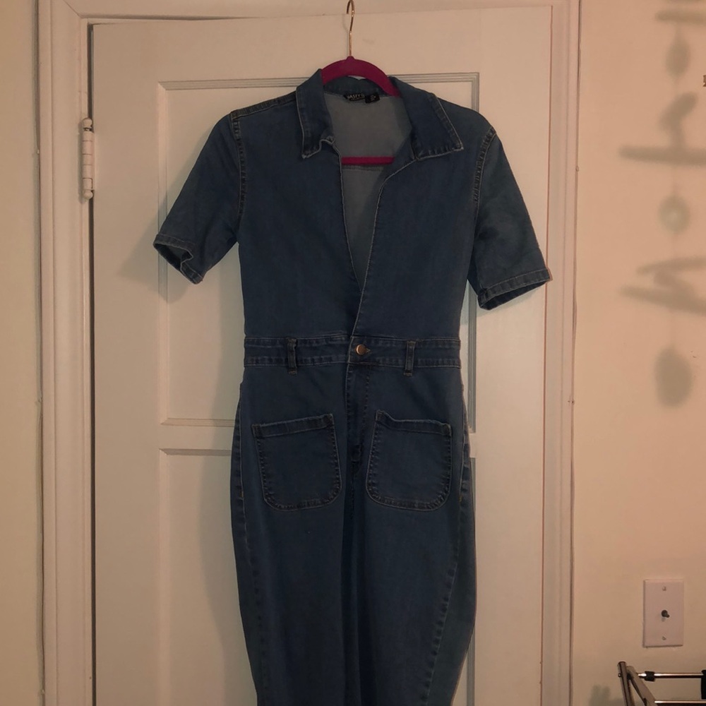Nasty Gal Jean Jumpsuit